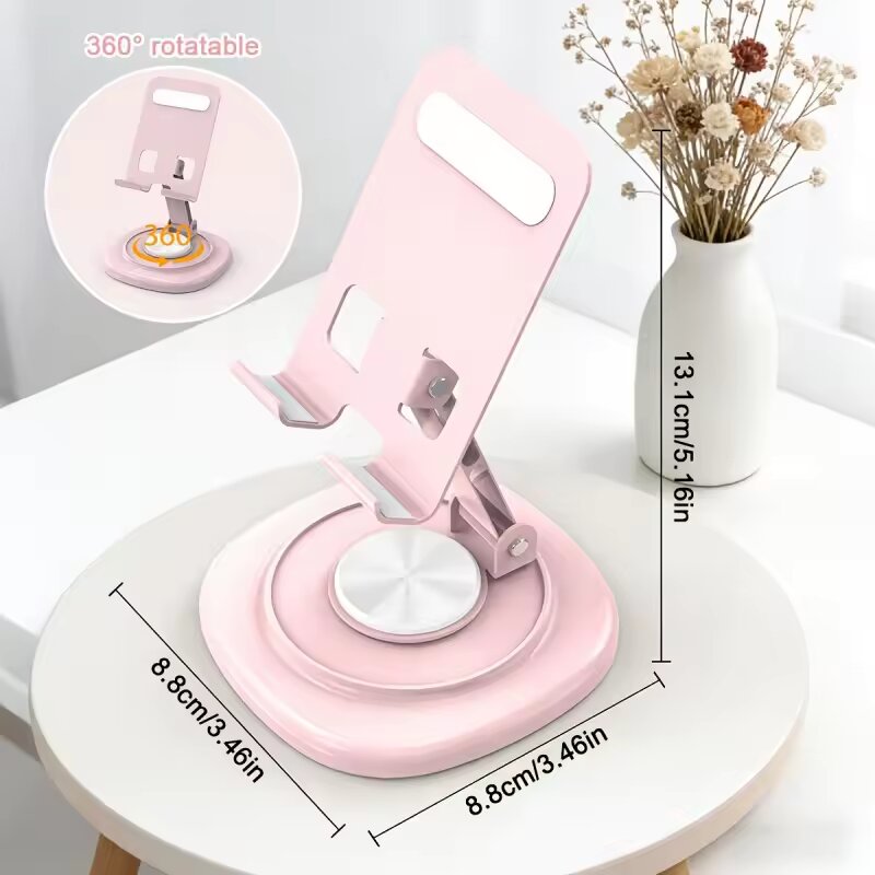 Desk Accessories - 360 Derece Dönebilen Katlanabilir Masaüstü Telefon