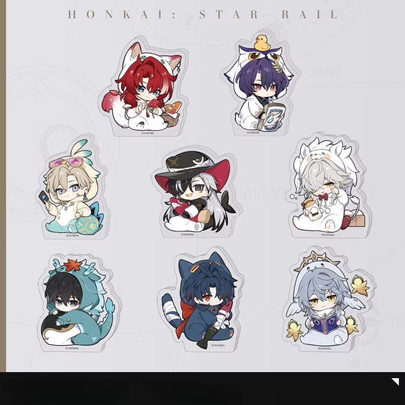 Desk Accessories - Honkai Star Rail Mini Akrilik Stand,