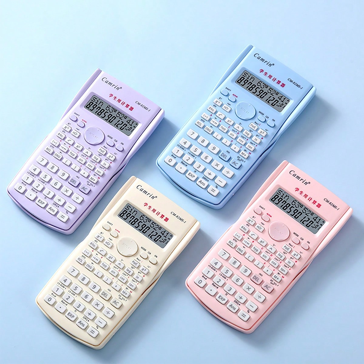 Scientific Calculator For Secondary School - tonxiyuemu 1 adet Renkli Çok Fonksiyonlu