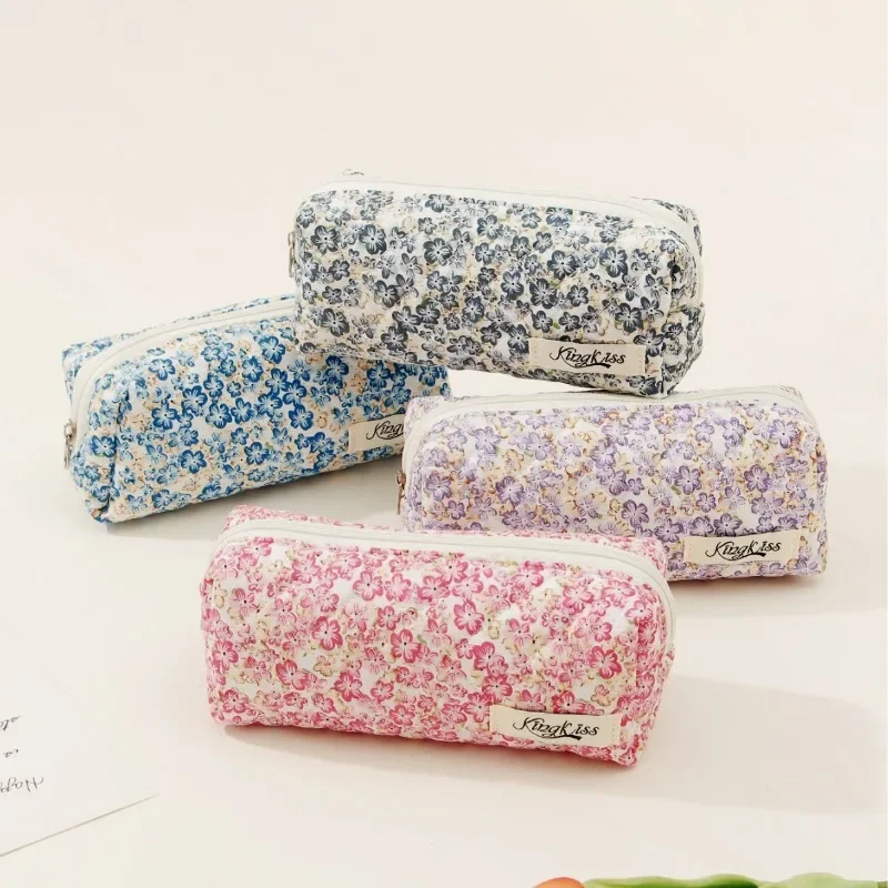 Aesthetic Large Pencil Case Pouch - Öğrenci estetik için 1 parça Retro