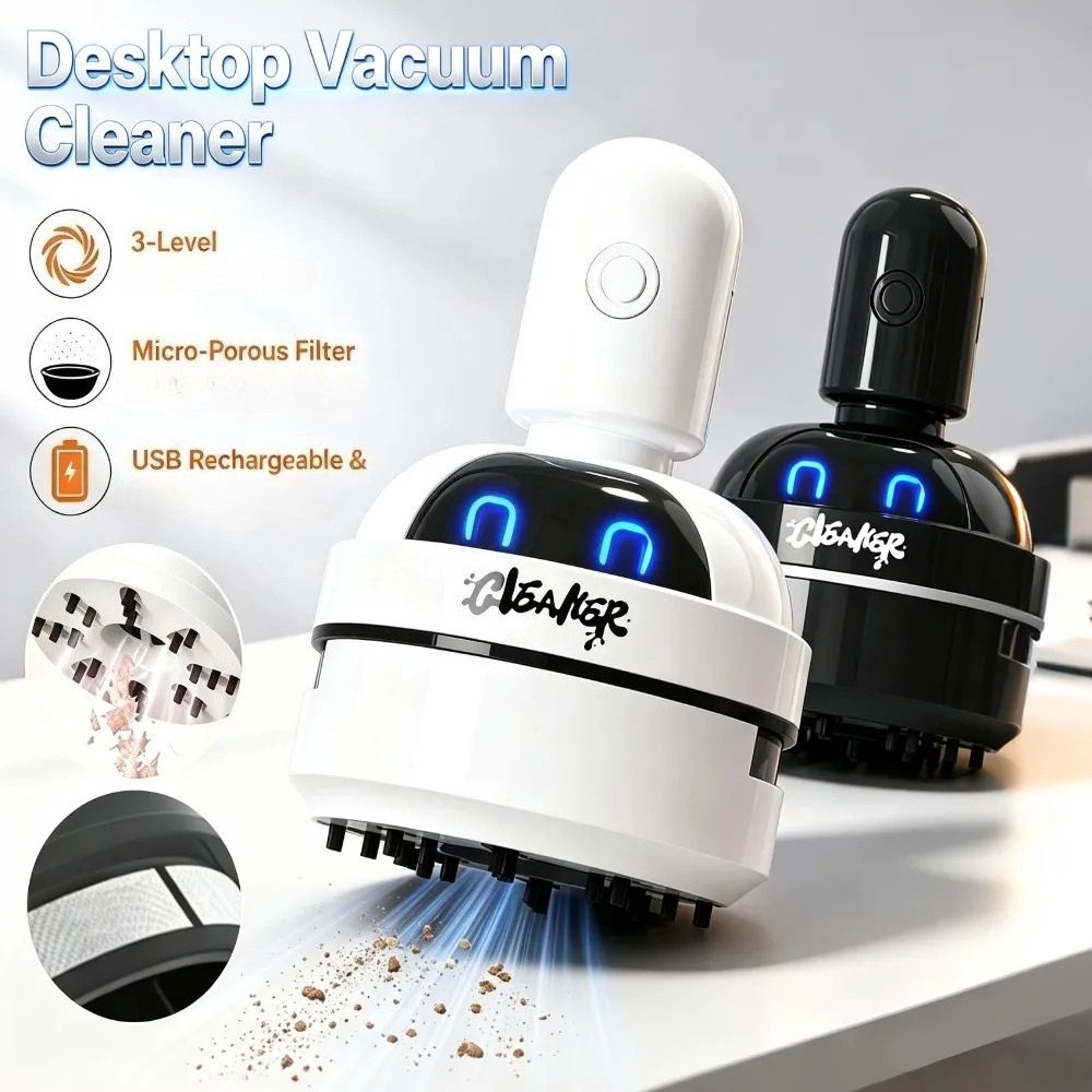 Taşınabilir Mini Masaüstü Elek - Mini Desktop Vacuum Cleaner For Eraser Dust incelemesi ve fiyatı