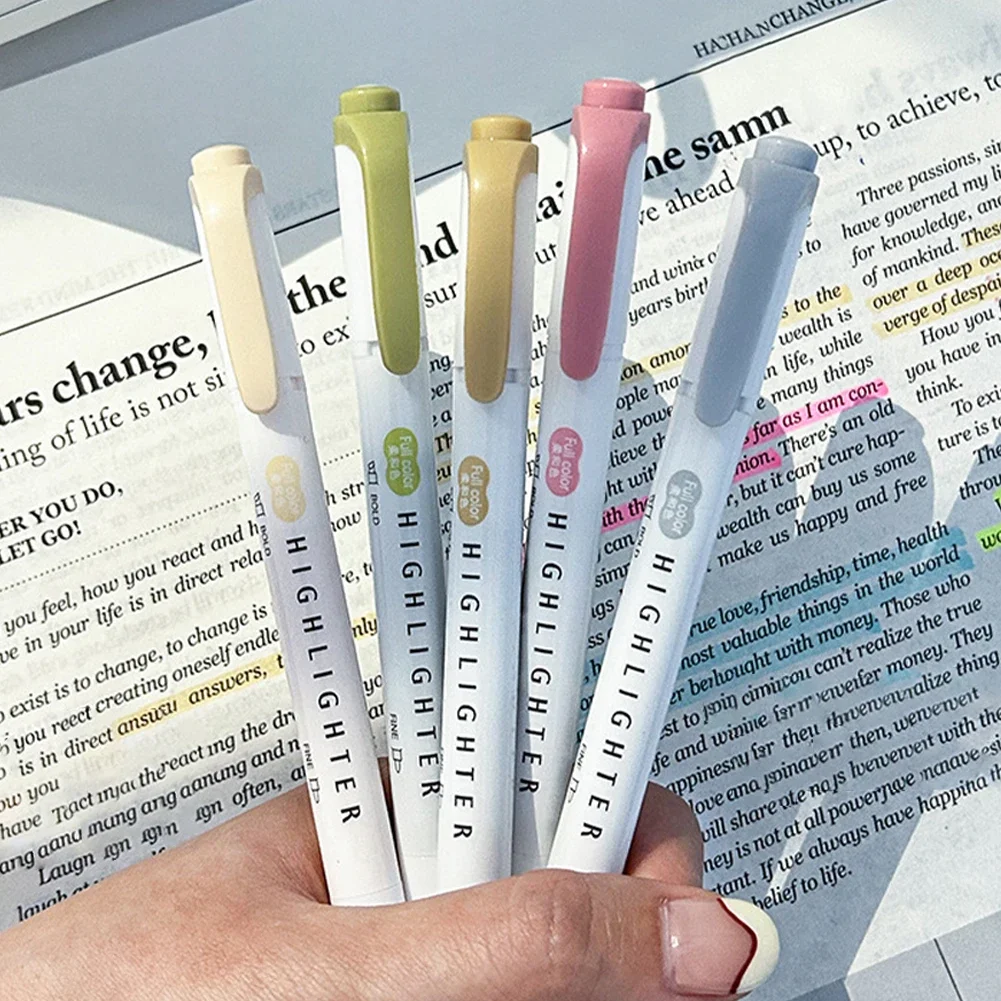 5 adet Pastel Fosforlu Kalemle - Pastel Highlighter Set Double Ended incelemesi ve fiyatı
