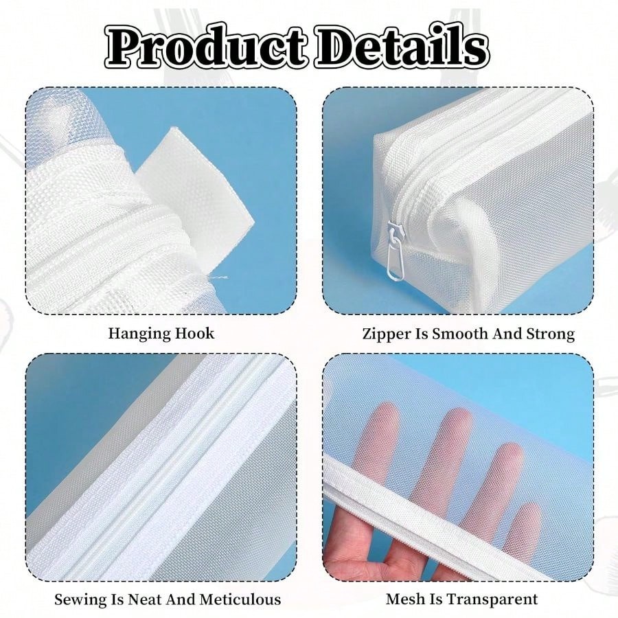 Şeffaf Fileli Sınav Kalem Kutu - Clear Mesh Pencil Pouch For Exam incelemesi ve fiyatı