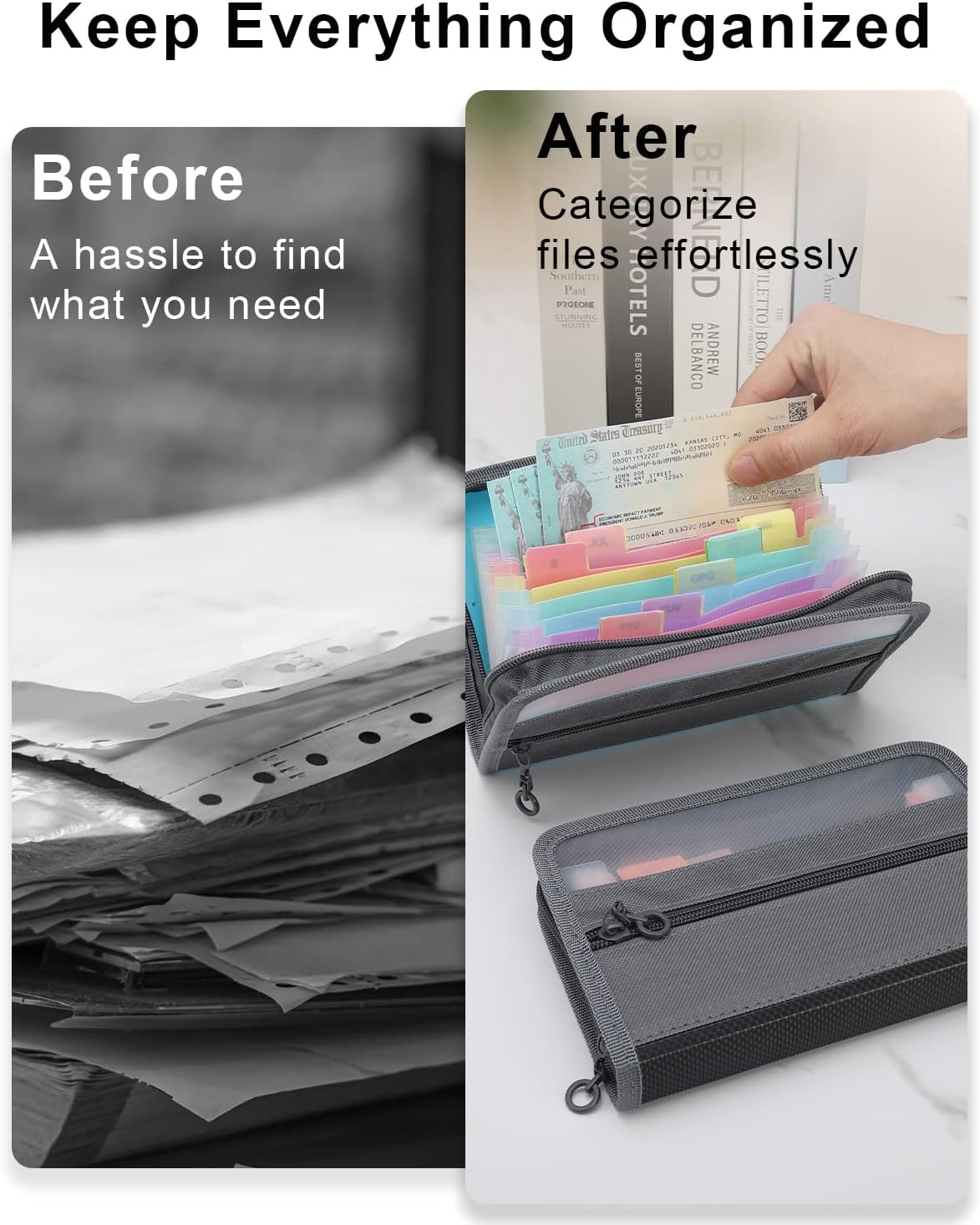 Küçük Akordeon A6 Dosya Düzenl - Expandable Accordion File Folder 13 Pockets incelemesi ve fiyatı