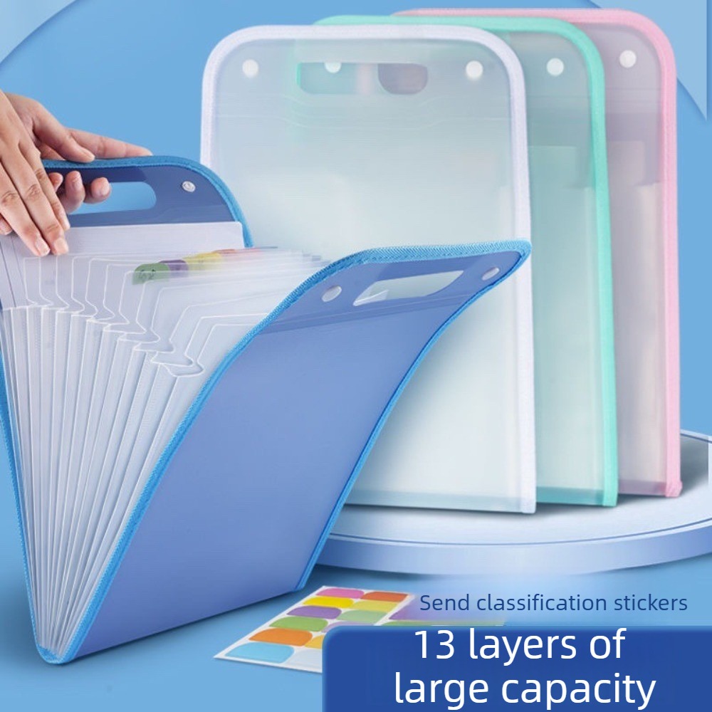 Yarı Saydam Akordeon Dosya Kla - Expandable Accordion File Folder 13 Pockets incelemesi ve fiyatı