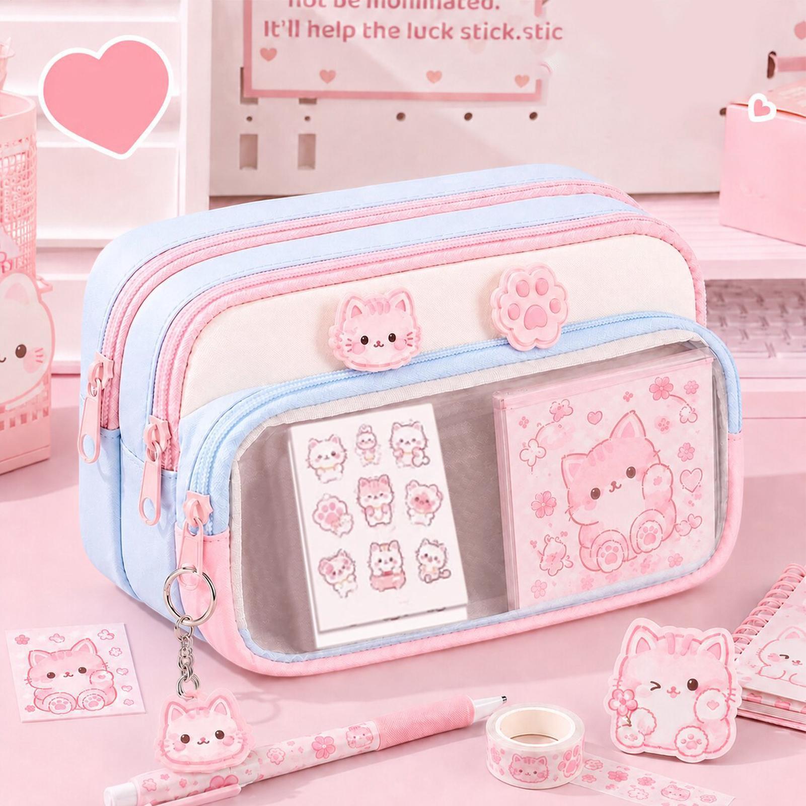 Büyük Kapasiteli Fermuarlı Kal - Aesthetic Large Pencil Case Pouch incelemesi ve fiyatı
