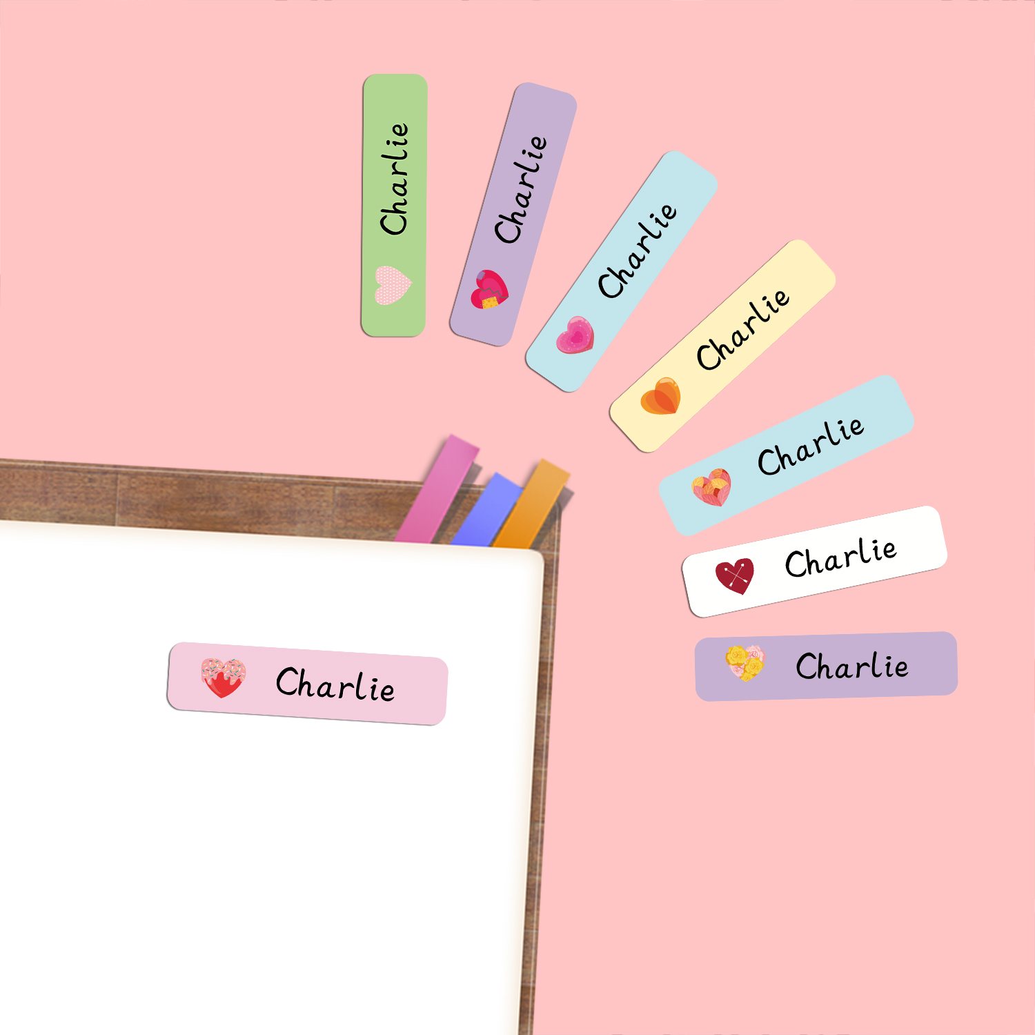 Kişiselleştirilmiş Kalp Şeklin - Stationery incelemesi ve fiyatı