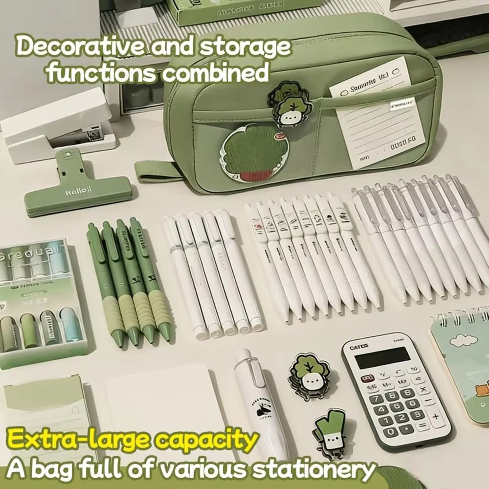 Büyük Kapasiteli Volkan Desenl - Aesthetic Large Pencil Case Pouch incelemesi ve fiyatı
