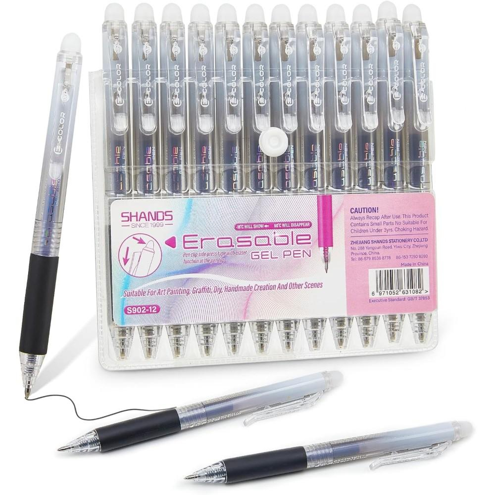 12'li Paket 0,7 mm Silinebilir - Retractable Eraser Pen Click incelemesi ve fiyatı