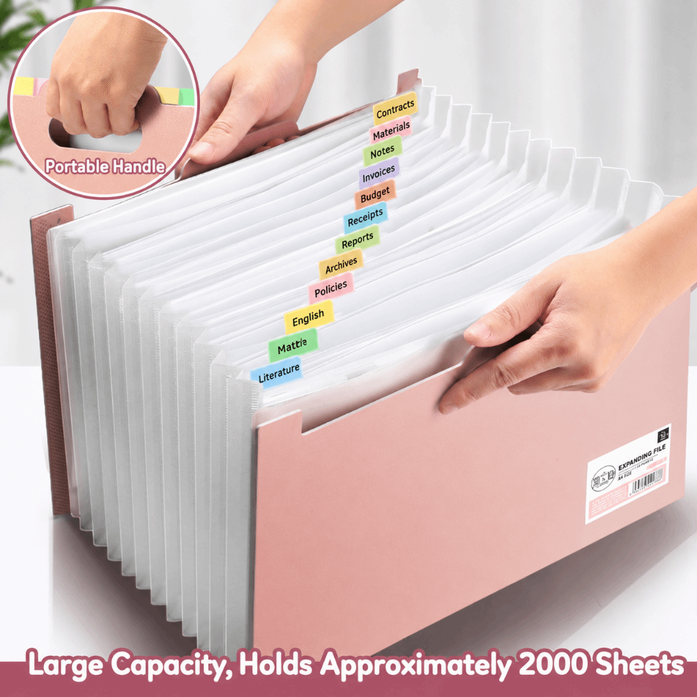 13 Cepli Genişleyen Dosya Klas - Expandable Accordion File Folder 13 Pockets incelemesi ve fiyatı