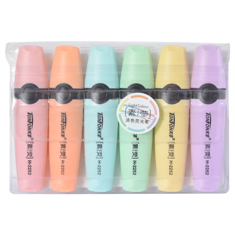 6 adet/takım Fosforlu Pastel R - Pastel Highlighter Set Double Ended incelemesi ve fiyatı