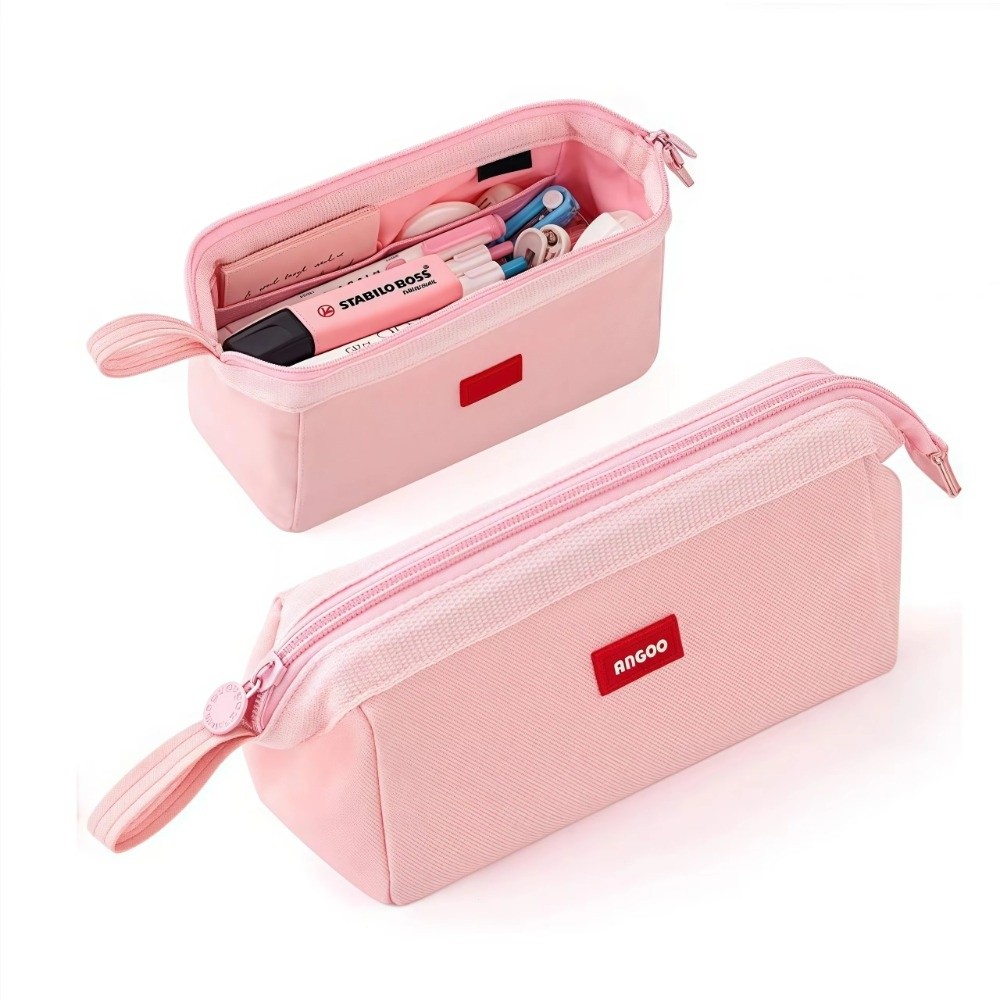 Oxford Kumaş Kanvas Kalem Kutu - Aesthetic Large Pencil Case Pouch incelemesi ve fiyatı