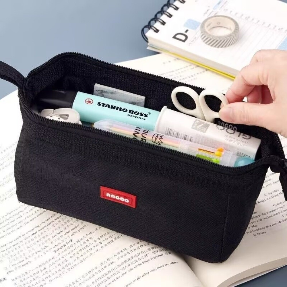 Oxford Kumaş Kanvas Kalem Kutu - Aesthetic Large Pencil Case Pouch incelemesi ve fiyatı