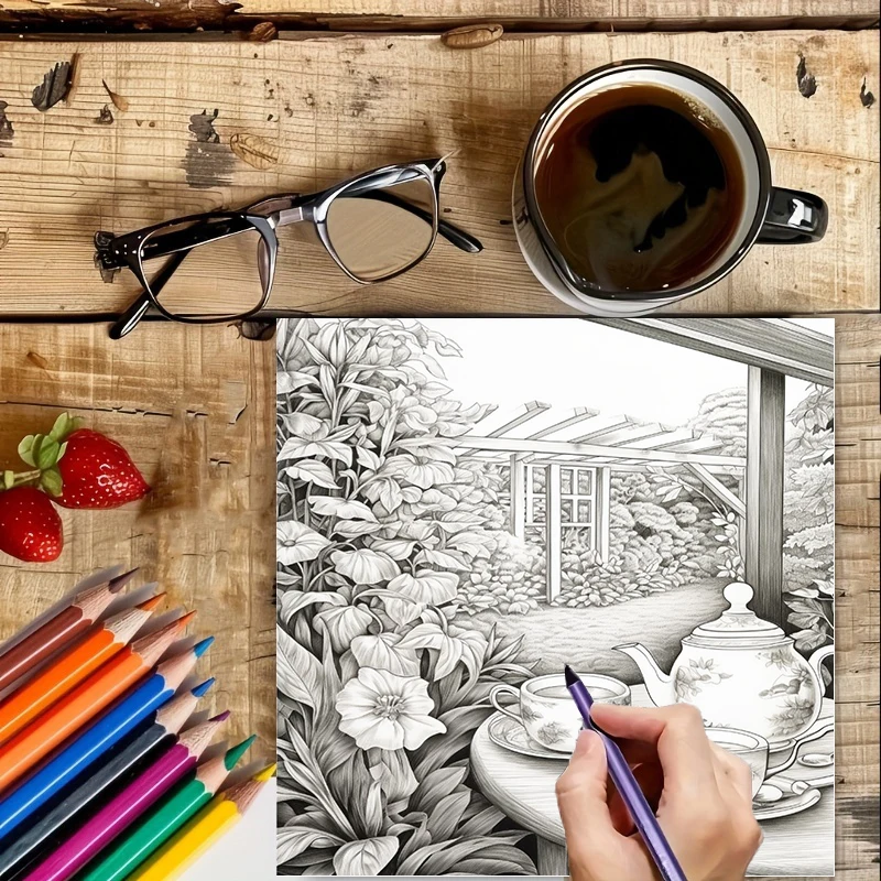 Bahçelerde Çay İçmek Yetişkinl - School Supplies incelemesi ve fiyatı