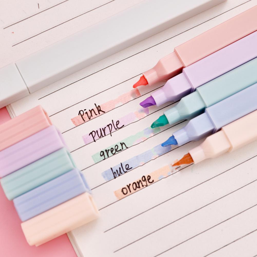 Renkli Fosforlu Kalemler 6 ade - Pastel Highlighter Set Double Ended incelemesi ve fiyatı