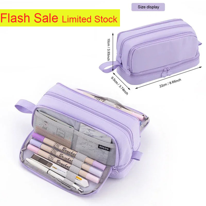 4 Bölmeli Büyük Kapasiteli Kal - Aesthetic Large Pencil Case Pouch incelemesi ve fiyatı