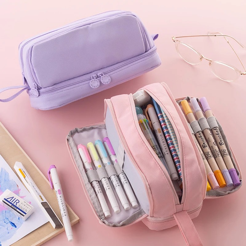 4 Bölmeli Büyük Kapasiteli Kal - Aesthetic Large Pencil Case Pouch incelemesi ve fiyatı